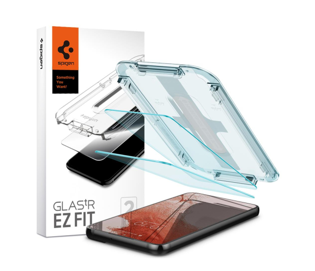 Spigen GLAS.TR EZ FIT do Galaxy S22 Aplikator - 721663 - zdjęcie